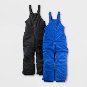 Snow Bibs Black/Blue XL Plus 2 pack NWT Cat and Jack